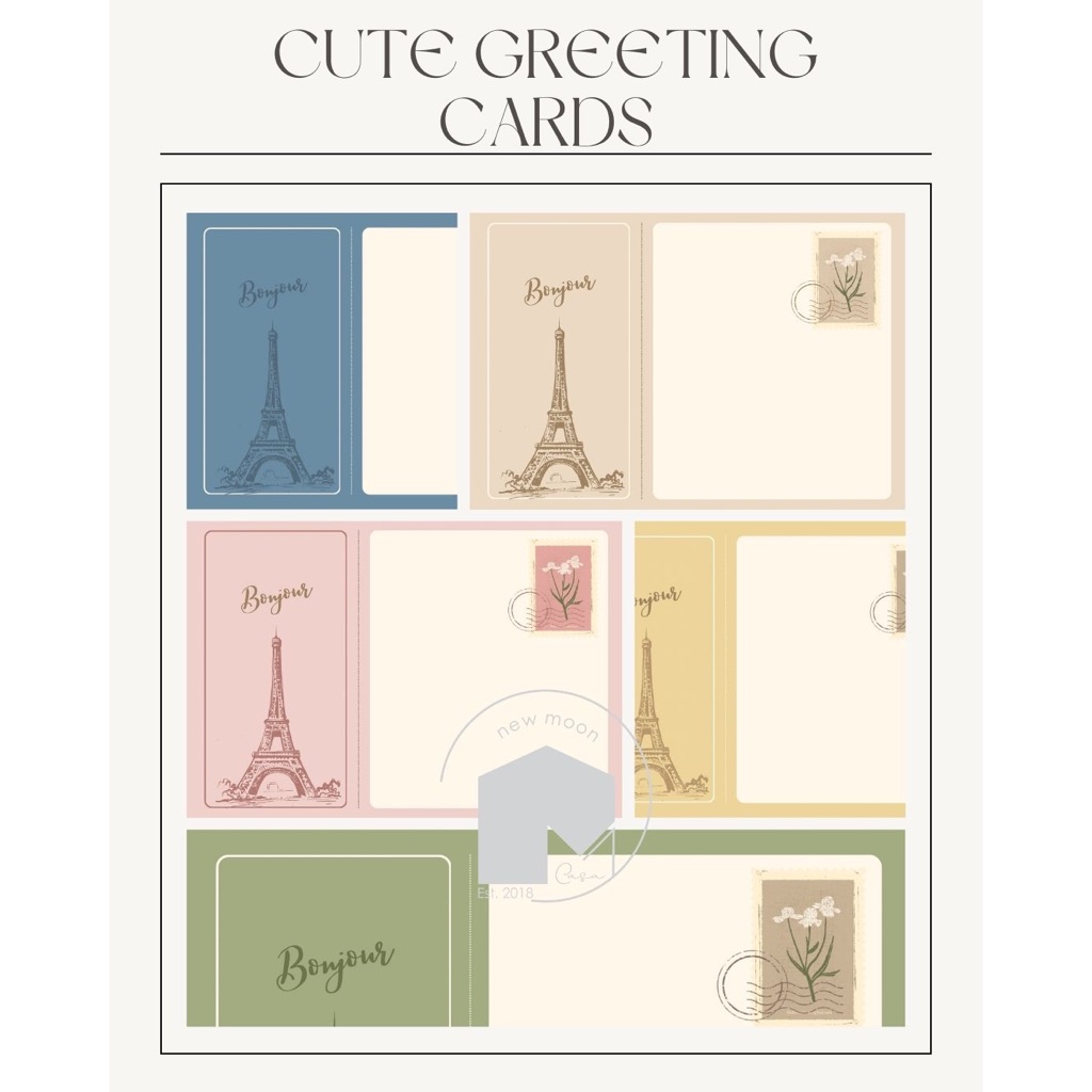 

Kartu ucapan greeting card TEBAL polos kado buket bunga ultah ulang tahun birthday wisuda graduation