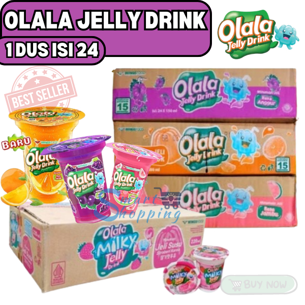 

OLALA Jelly Drink 1 Dus isi 24 Gelas