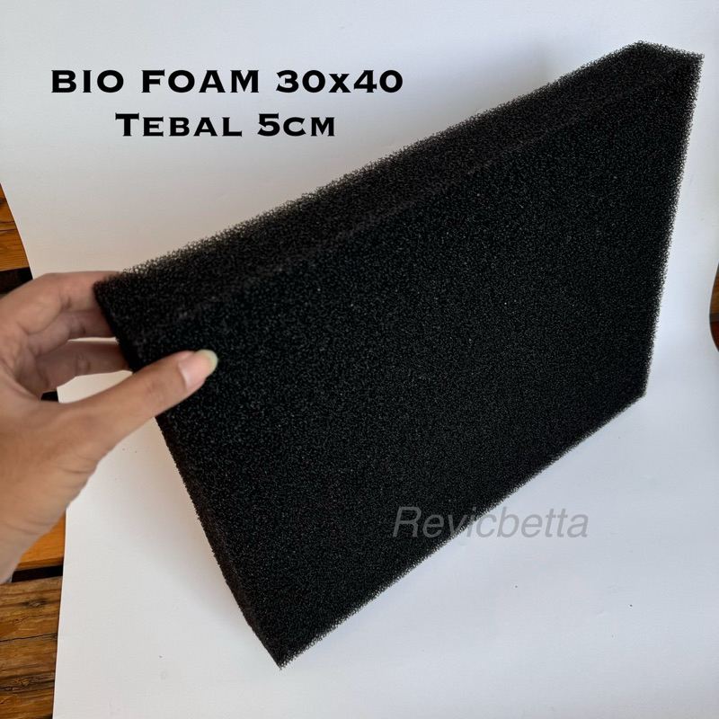 BIO FOAM Biofoam 30x40x5 Filter Aquarium biologi Media filter Kolam koi koki