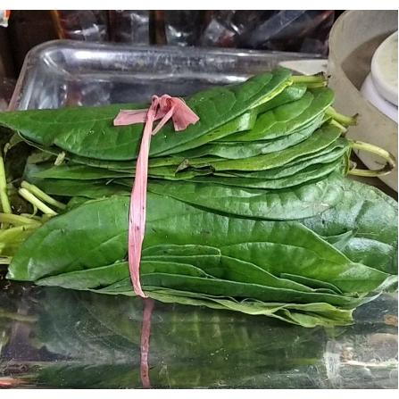 

sirih segar 1 ikat /Daun Sirih 10.000/15 lmbr (Porsi Mini)
