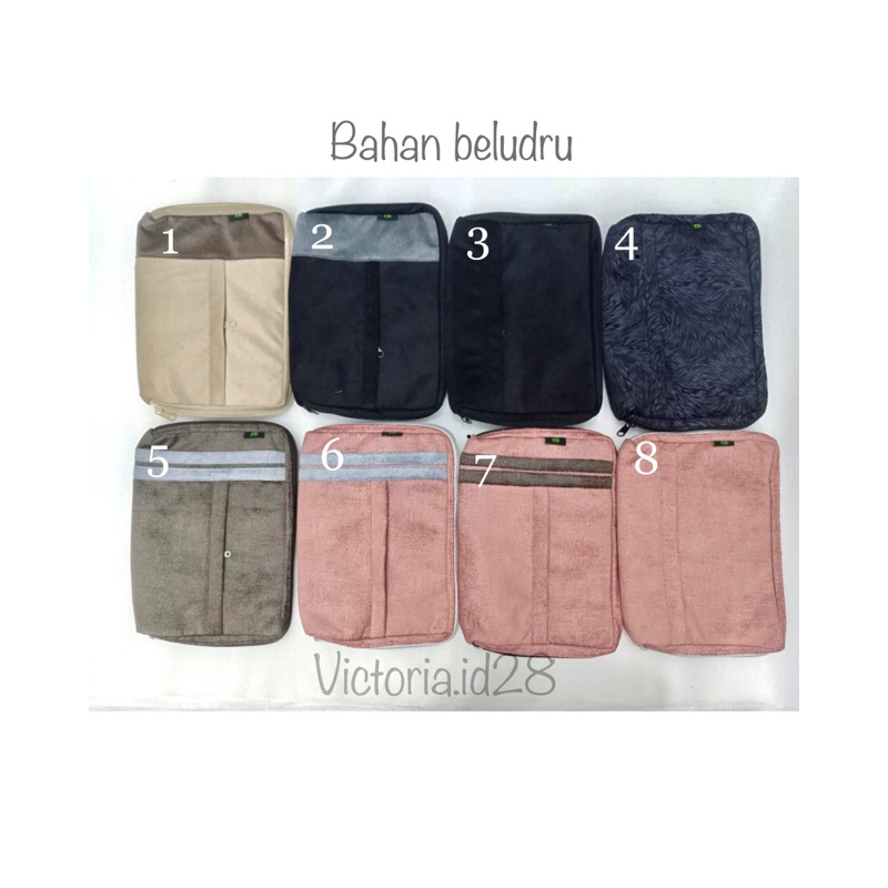 

SAMPUL COVER bahan BELUDRU PREMIUM UNTUK ALQURAN+ saku HADIST, DLL (motif sesuai gambar) COD 354