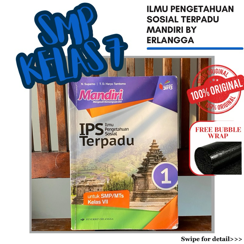 

MANDIRI ILMU PENGETAHUAN SOSIAL TERPADU SMP/MTS KELAS VII SECOND ORIGINAL PENERBIT