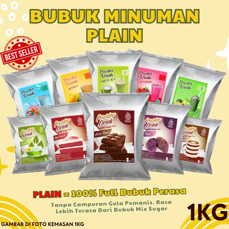 

Bubuk Minuman Rasa PLAIN 1KG