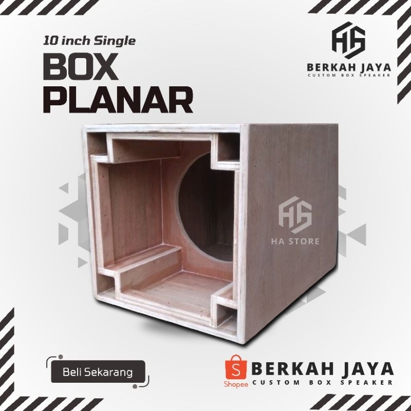 Box Speaker Planar 10 Inch Single (15ml)