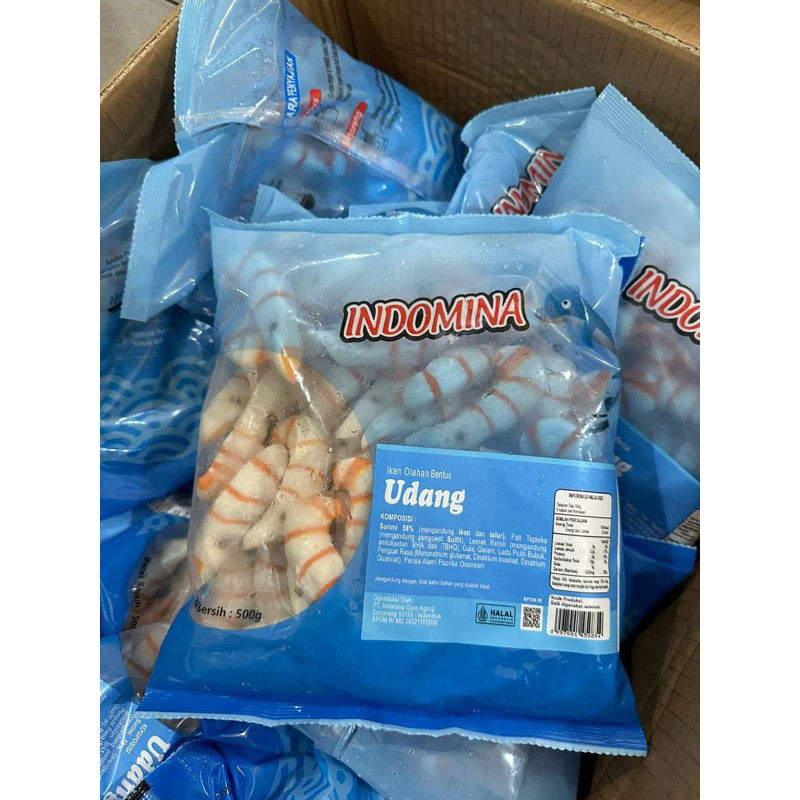 

Indomina bentuk udang 500g