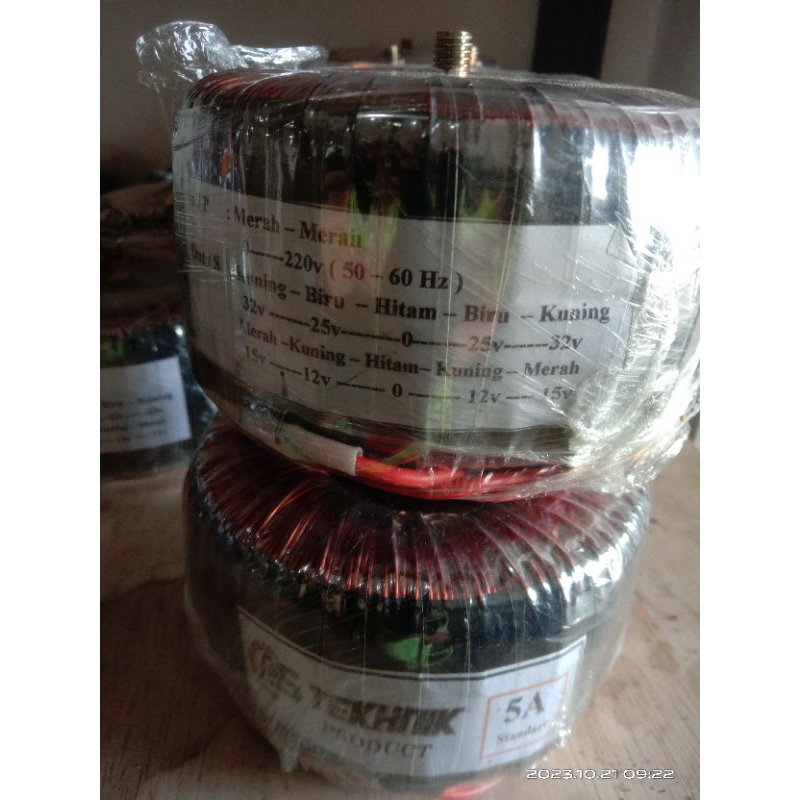 TRAFO TOROID MURNI DONAT 5A CT 32V-25V