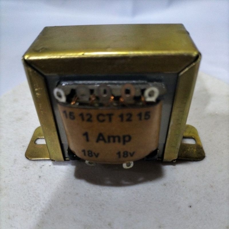 TRAFO TRAVO 1A CT 12V 15V 18V NELC TRAFO KOTAK IE