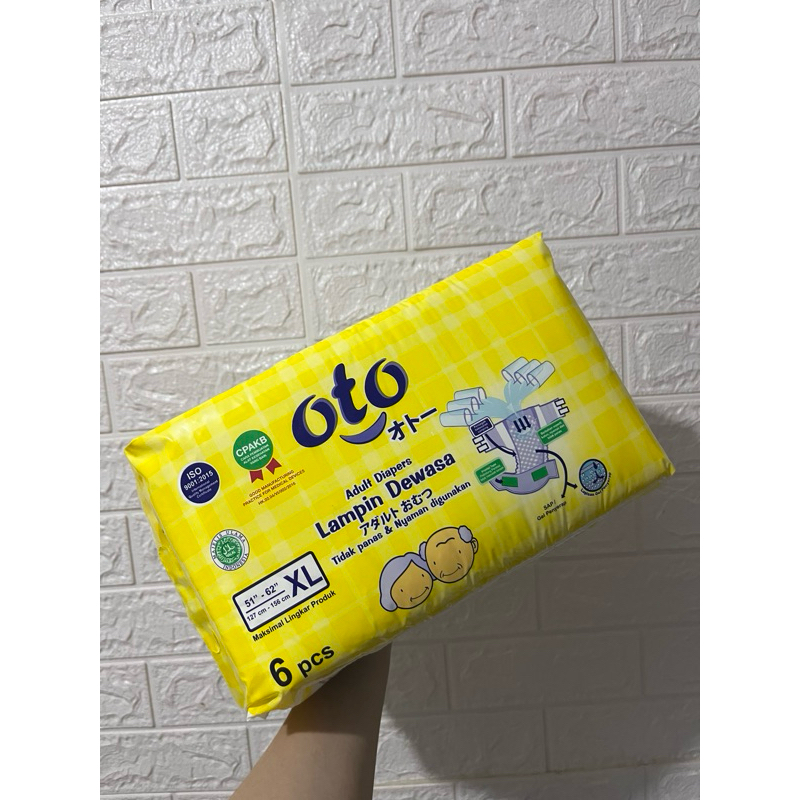 Oto adult diaper XL 6 pcs / Pampers Dewasa