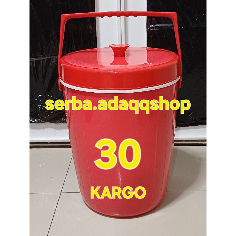 Rice Ice Bucket 30  khusus kirim JNE Trucking/ Termos Es Batu 30 / Termos Nasi 30 / Termos Nasi Besa