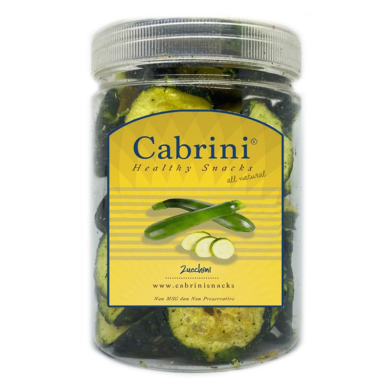 

CABRINI SNACKS keripik Zukini 800 ml Keripik Sayur Premium Cemilan Sehat Diet Viral