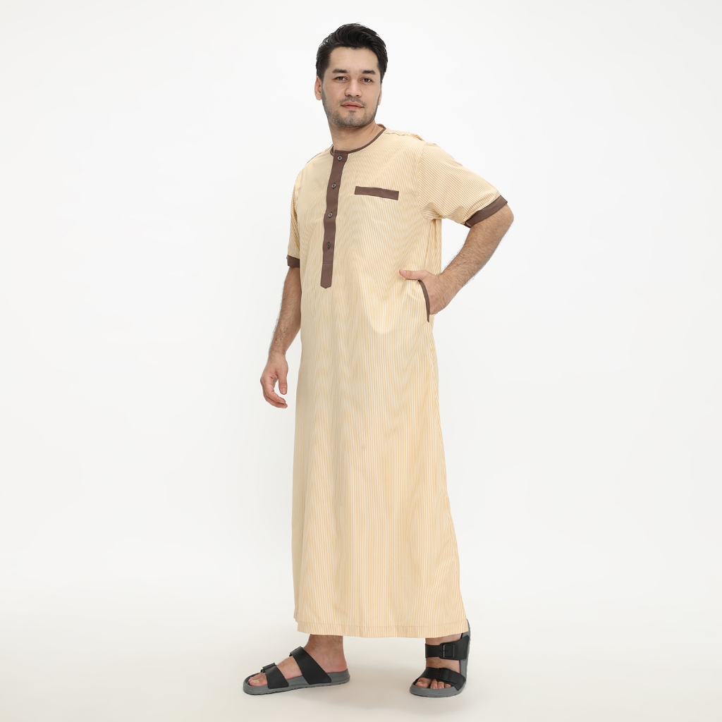 LATAHZAN GAMIS PRIA DUBAI 02 LIRIS CREAM
