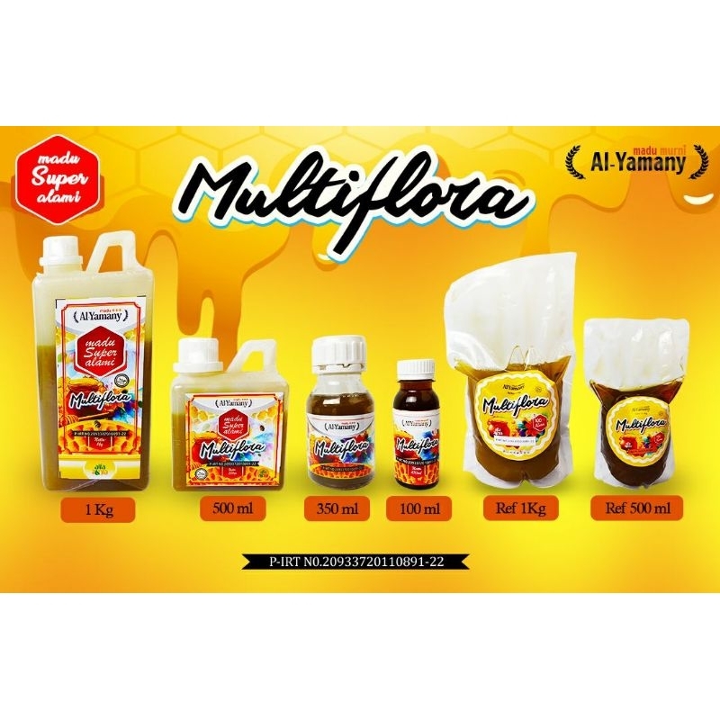 

Madu Murni, Madu Multiflora - Al-Yamany Madu Multiflora