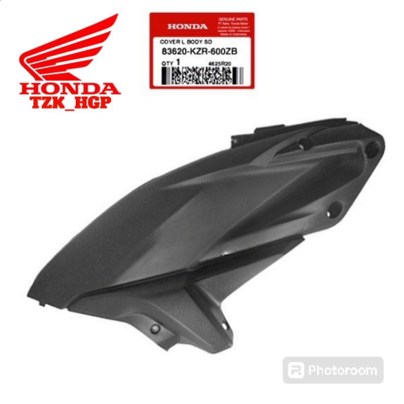83620-KZR-600ZB Cover L body side sambungan body samping kiri Vario techno 125 fi old 2012 - 2014 or