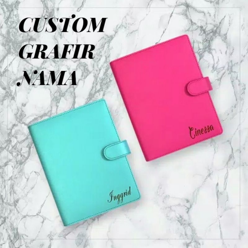 

Binder Custom Grafir Nama Premium Binder Grafir Logo Gambar Simbol