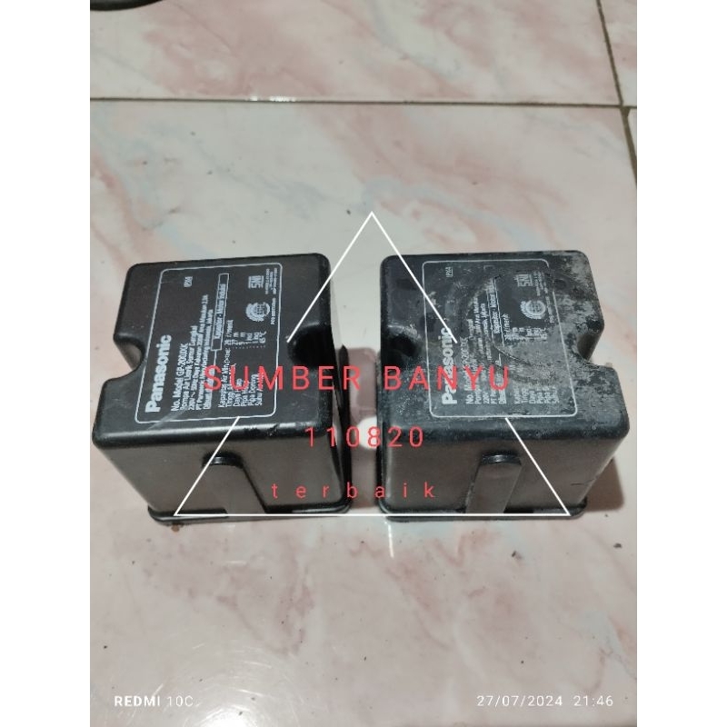 Tutup kapasitor pompa air panasonic gp 200 jxk bekas