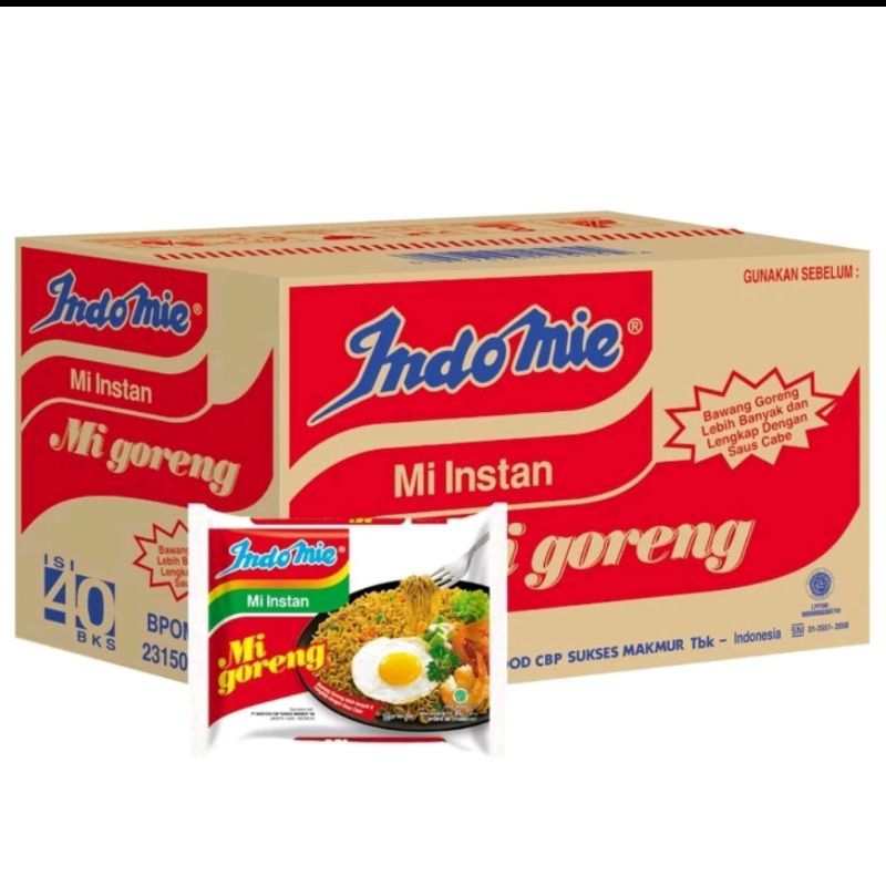 

INDOMIE GORENG 1 DUS isi 40 PCS
