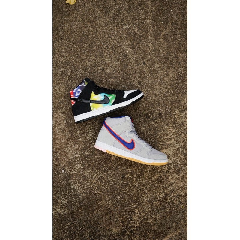 Sb Dunk Hi New York Mets - Cloud Grey