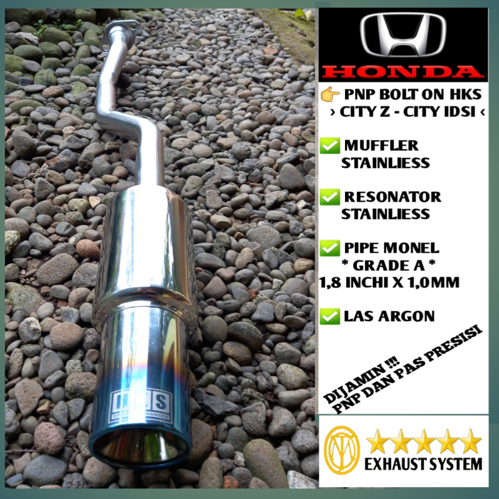 PNP BOLTON KNALPOT HONDA CITY Z, CITY IDSI, CITY GD8