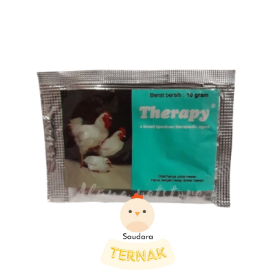 Therapy 10 gram Obat Ayam Snot CRD Kolera Medion