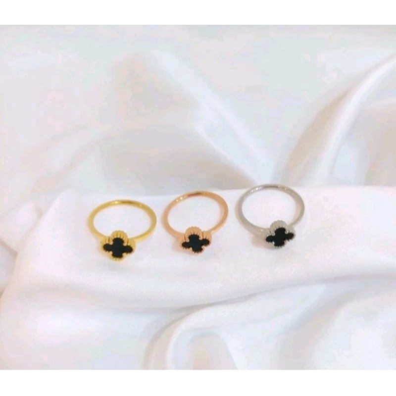 Fast Delivery Cincin Titanium Wanita Tipis Korea Keren