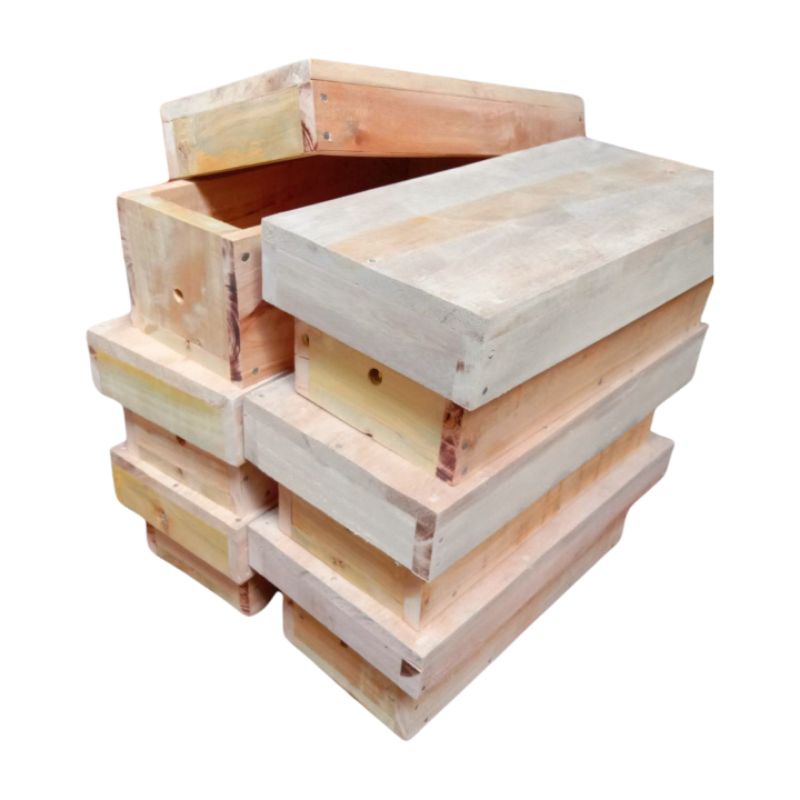 KOTAK LEBAH MADU~KOTAK SARANG LEBAH UKURAN 30x10x10