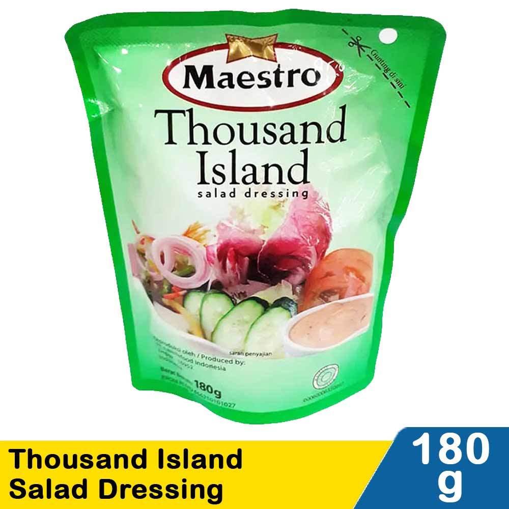 

PASAR ONLINE MURAH - SALAD DRESSING MAESTRO THOUSAND ISLAND 180GR