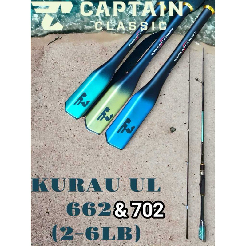 Joran UL Captain Kurau 662 702 Ultralight Carbon Hollow