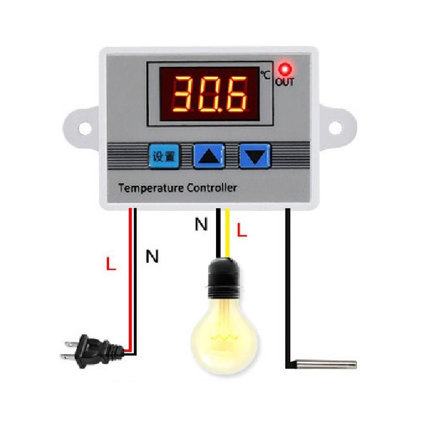 Termostat Digital AC 220v XH-W3002 / Thermostat Mesin Tetas Telur