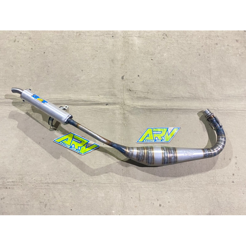 Knalpot D2T Satria 2T hiu lumba kolong full kompetisi