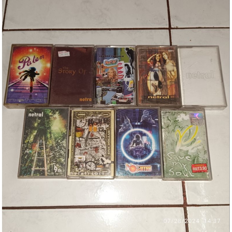 Kaset Pita Indonesia NETRAL-Paten / NETRAL-The Story Of / NAIF-Jangan Terlalu / NETRAL / NETRAL-Puti