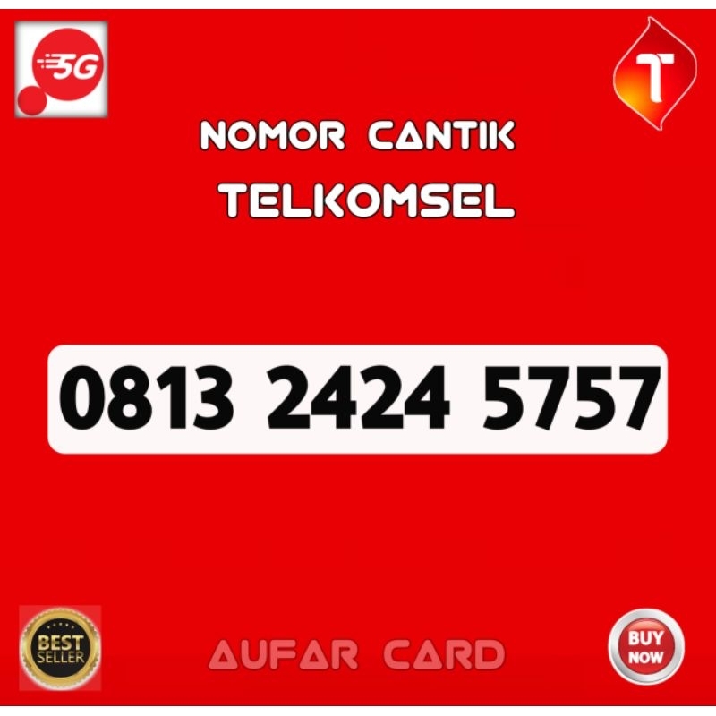 Nomor Cantik Simpati 5757 Rapi Ekor Maju Maju Telkomsel 2424 5757