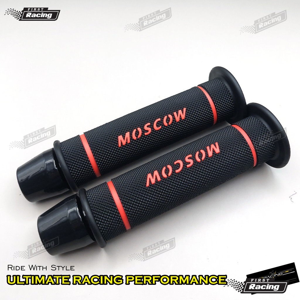 handgrip motor beat /handgrip beat karbu universal ride with style ultimate racing performance MERAH