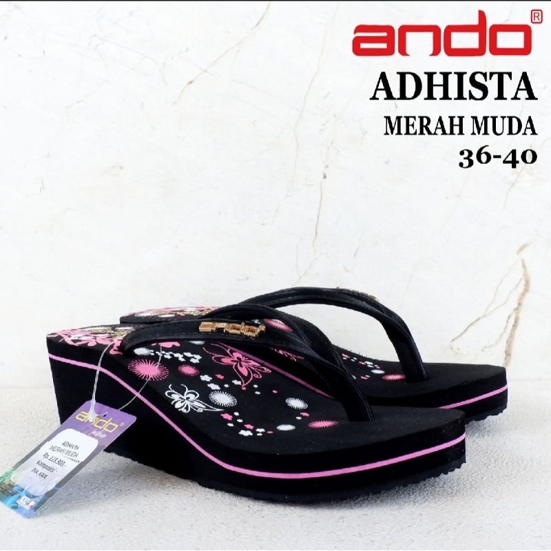 Sandal ANDO Size 36-40 - ALPHADIA - KEIKO - MELVIE - ADHISTA - SAFINA - SENORITA - ALYA - ADRIANA - 