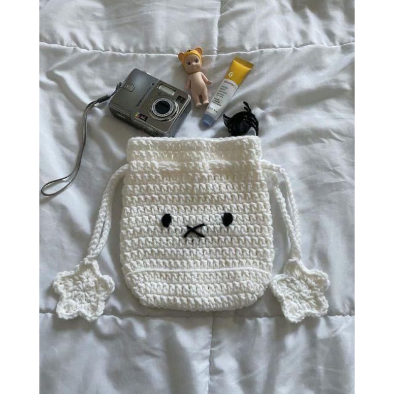 crochet pouch miffy