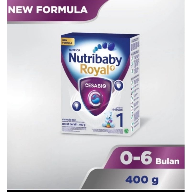 Nutribaby Royal Cessabio 0-6 bulan Nutrilon 400 gr Susu Formula Bayi Newborn