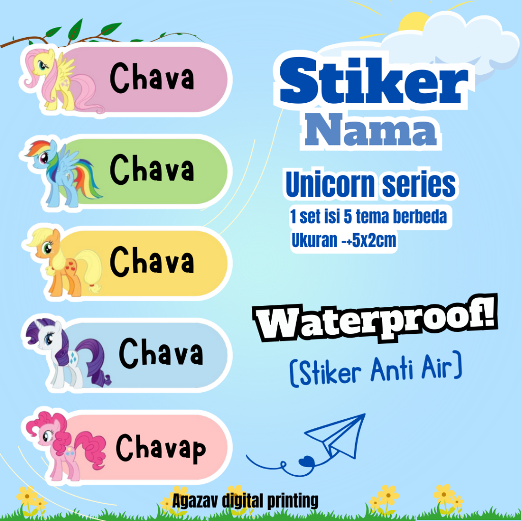 

[112 pcs] WATERPROOF STIKER NAMA GIRL MURAH 5X2CM LABEL NAMA- STIKER BUKU- STIKER BOTOL- LABEL BUKU- LABEL BOTOL- LABEL MURAH- LABEL CUSTOM-STIKER CUSTOM- BISA REQUEST NAMA