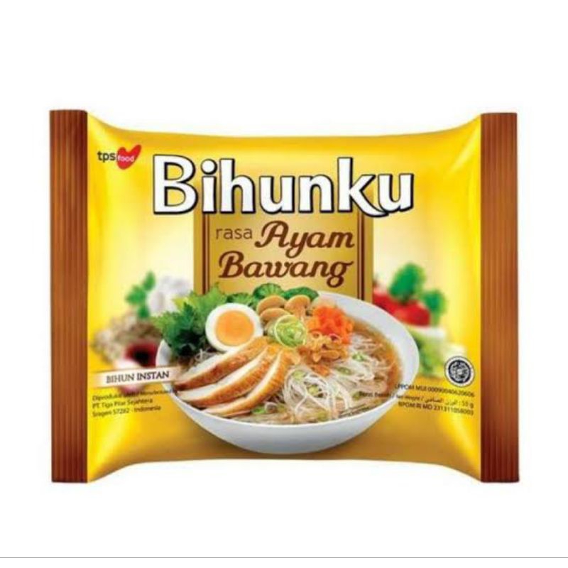 

Bihunku Bihun Instant Ayam Bawang 55 Gram