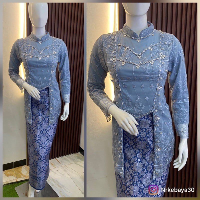TERLARIS Kebaya NrKebaya30 Kutu Baru Ayumi Payet(FREE HIJAB)