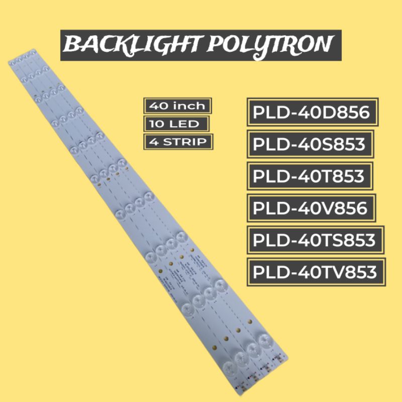 BACKLIGHT POLYTRON 40 INC PLD-40D856 PLD-40S853 PLD-40T853 PLD-40V856 PLD-40TS853 PLD-40TV853