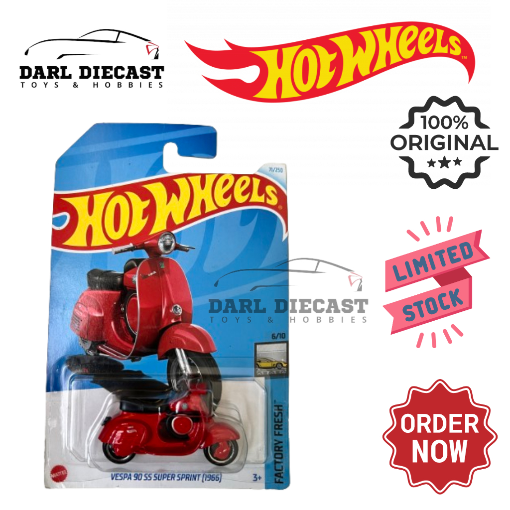 Diecast Hot Wheels Hotwheels Vespa 90 SS Super Sprint (1966)