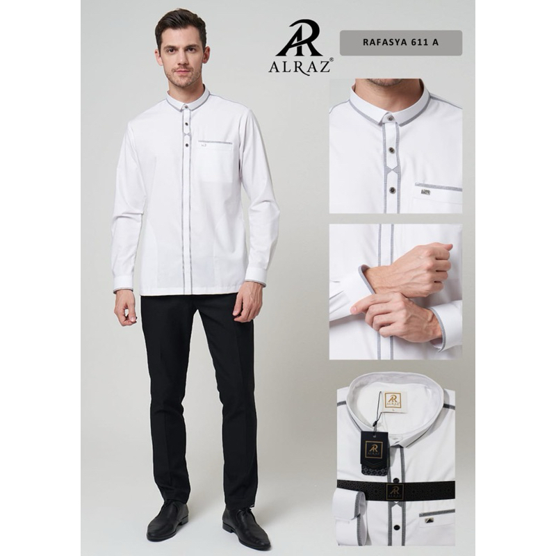 BAJU KOKO ALRAZ RAFASYA 611A LENGAN PANJANG