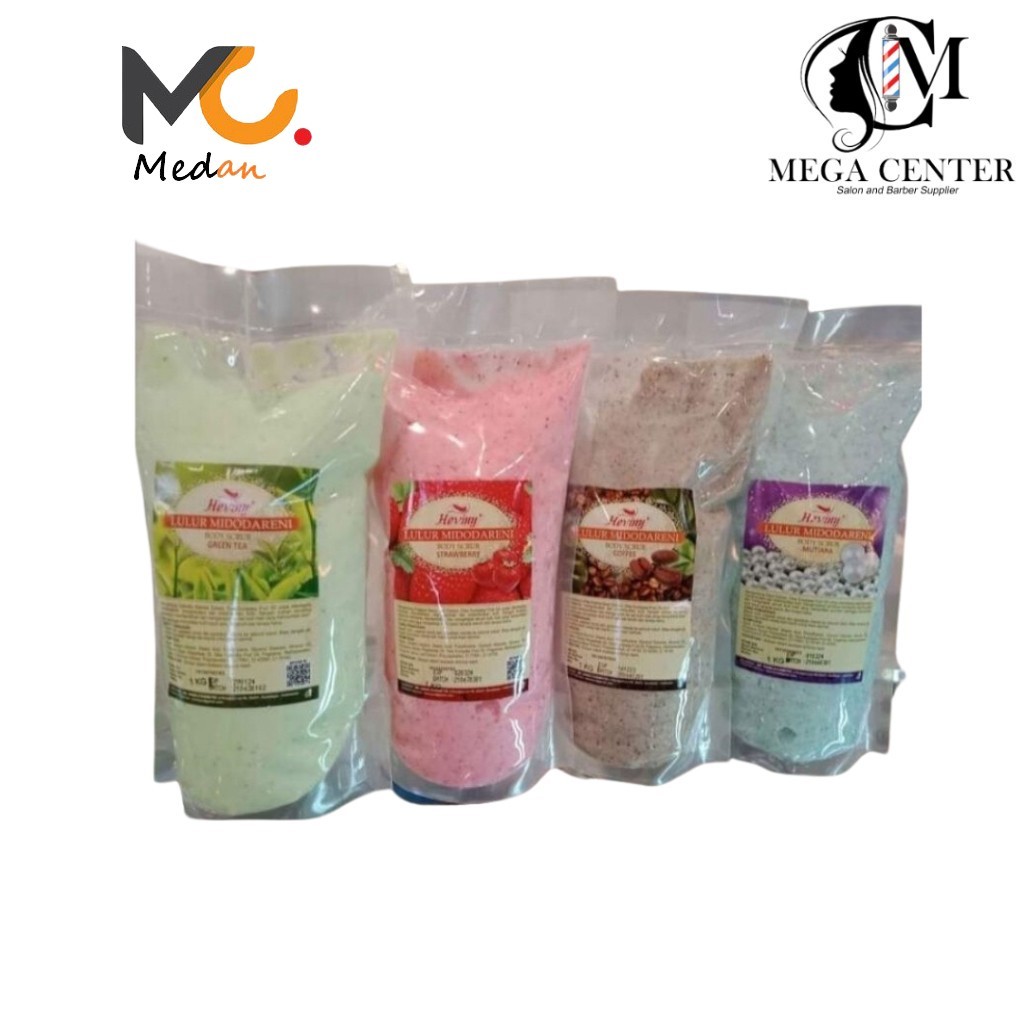 HEVINY LULUR Badan MIDODARENI BODY SCRUB 1kg