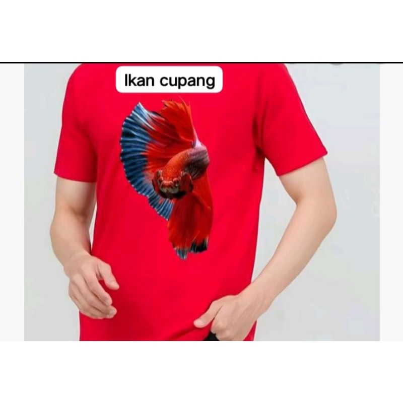 kaos ikan cupang, ikan cupang hm, pk, hmpk