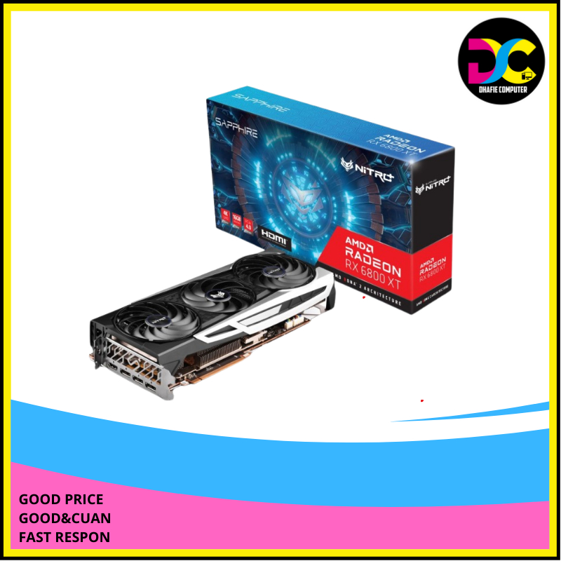 SAPPHIRE RADEON RX 6800 XT 16GB NITRO+ GDDR6 / RX 6800 16GB