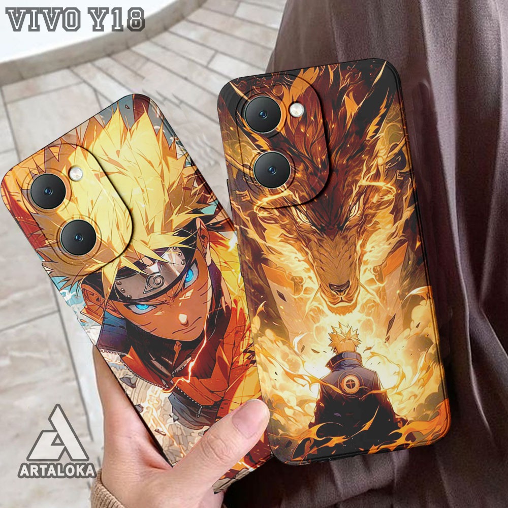 Softcase Hp VIVO Y18 2024/Y03/Y12/Y12S/Y28/Y21S/Y33S Motif ANIME Hits Trendy Kekinian - Case Hp - Ca