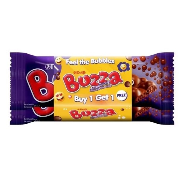 

Delfi Buzza Cokelat Susu Batang Aerolicious 2 x 20 g