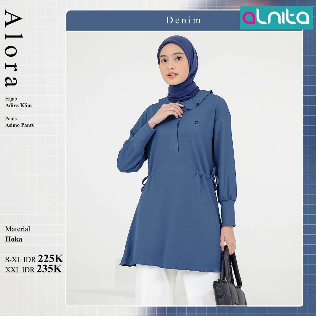 ALNITA TUNIK ALORA BAJU ATASAN ALNITA PROMO