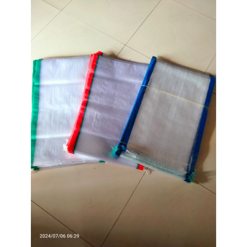 KARUNG BERAS 25kg polos bergaris 10pcs