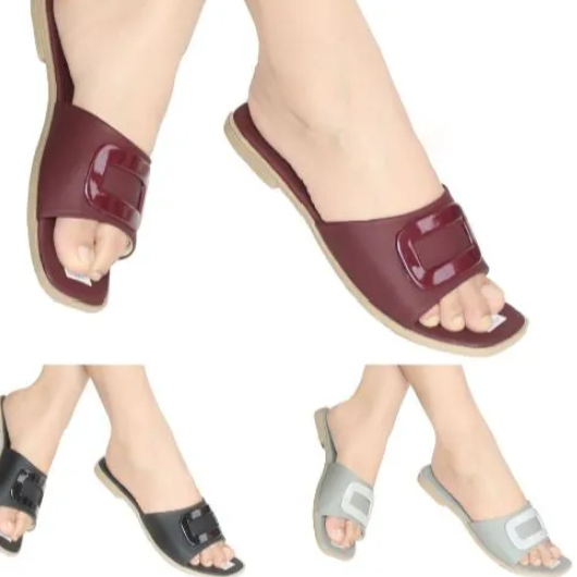 Sandal Wanita/Sandal Selop wanita Sandal trendy 2024
