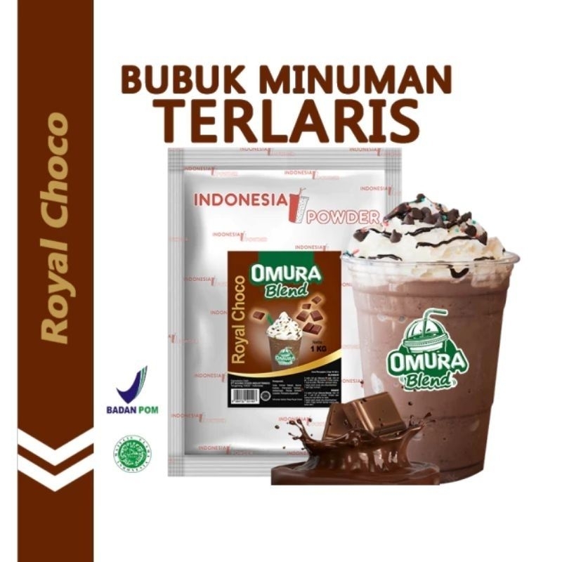 

Bubuk Premium/ Omura Blend Bubuk Minuman Royal Choco Tea 500 gr / Indonesia Powder / Bubuk Minuman /Bubuk Minuman Boba